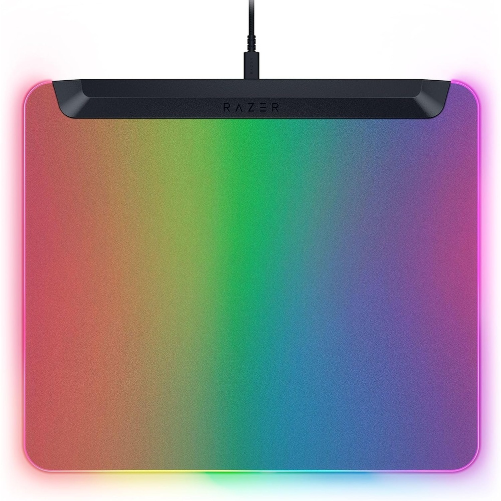 image:imageRazer Firefly V2 Pro Fully Illuminated RGB Gaming Mouse Mat Backlit Design  15 Zone Chroma Lighting  USB 20 Port  Detachable USB Type C Cable  Micro Textured Surface  Anti Slip BaseBlack