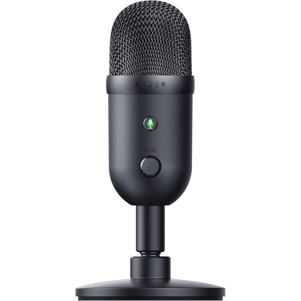image:imageRazer Seiren V2 X USB Condenser Microphone for Streaming and Gaming on PC Supercardioid Pickup Pattern  Integrated Digital Limiter  Mic Monitoring and Gain Control  Builtin Shock Absorber29777 cubic inches