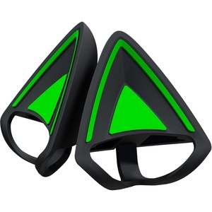 Razer Kitty Ears V2, Clip-on Kitty Ears for Headsets, Quartz Pink | Gaming Headphones Accessory, Universal Fit, Versatile, Adjustable Straps, Lightweight Sillicone, Durable & Comfortable(Classic Black)