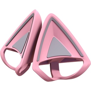 Razer Kitty Ears V2, Clip-on Kitty Ears for Headsets, Quartz Pink | Gaming Headphones Accessory, Universal Fit, Versatile, Adjustable Straps, Lightweight Sillicone, Durable & Comfortable(Quartz Pink)