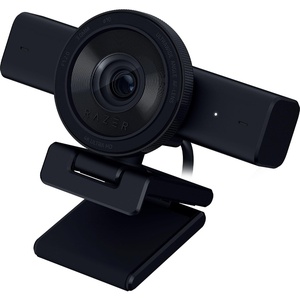 Razer Kiyo V2 Streaming Webcam: 4K 30 FPS, 1080p 60 FPS – AI Powered Auto-Framing – Built-in Microphone – Ultrawide Angle Lens – Privacy Cover – Works with OBS, Xsplit, Discord, Zoom, Teams – Pink(Black)