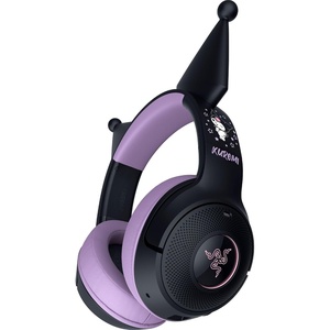 Razer Kraken Kitty V2 BT Wireless RGB Headset, Pink | Chroma RGB Kitty Ears & Earcups, Bluetooth 5.2, 40 mm Drivers, Noise-cancelling Mics, Lightweight, USB-C, 40 Hr Battery(Kuromi Edition)