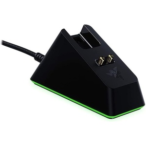 Razer Mouse Charging Dock Chroma: Magnetic Dock with Charge Status RGB Lighting – Anti-Slip Gecko Feet – Powered by Razer Chroma – Classic Black