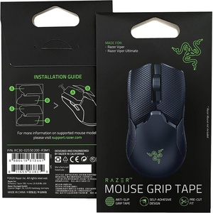 Razer Mouse Grip Tape DeathAdder V2 Mini: Anti-Slip Grip Tape – Self-Adhesive Design – Pre-Cut(0.5 mm (thickness))