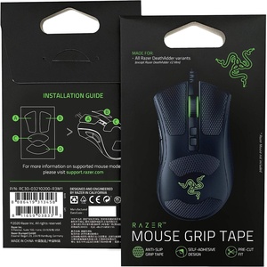 Razer Mouse Grip Tape DeathAdder V2 Mini: Anti-Slip Grip Tape – Self-Adhesive Design – Pre-Cut(0.5 mm x 0.5 mm – Pack of 1)
