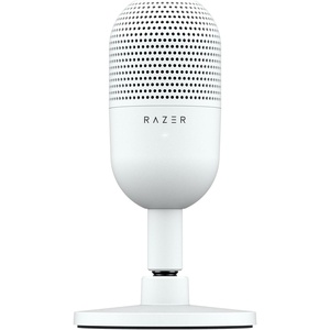 Razer Seiren V3 Mini USB Microphone, Supercardioid Condenser Mic, Pink | Tap-to-Mute Sensor with LED Indicator, Shock Absorber, Ultra Compact, Works with OBS, Discord, Zoom, Teams(White)