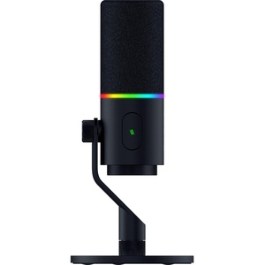 Razer Seiren V3 Pro Microphone — Dynamic USB Type C & XLR Streaming Mic, 32-bit Float Support, Built-in Audio DSP, AI Noise Removal, Shock Absorber & Pop Filter, Chroma RGB Lighting Ring — Black