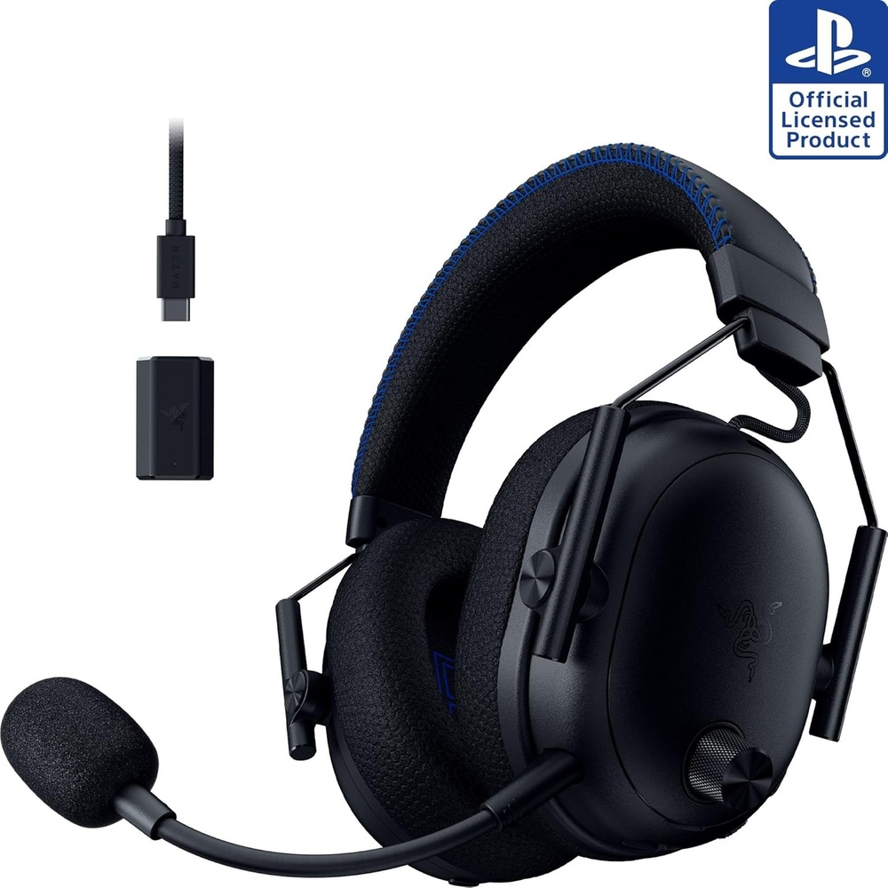 image:imageRazer BlackShark V3 Pro Wireless ANC Xbox Gaming Headset 2XKO Edition  Full Band Mic 50mm Drivers 24 GHz Bluetooth USB 35mm Works with PC Mac PS5 Nintendo Switch 70 Hr BatteryBlack