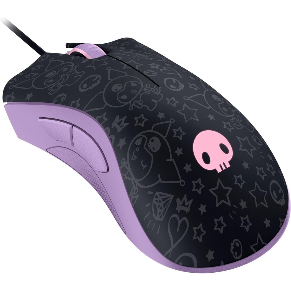 image:imageRazer DeathAdder Essential Ergonomic Wired Gaming Mouse Kuromi Edition  6400 DPI Optical Sensor 5 Programmable Buttons Mechanical Switches Rubber Side GripsKuromi Edition