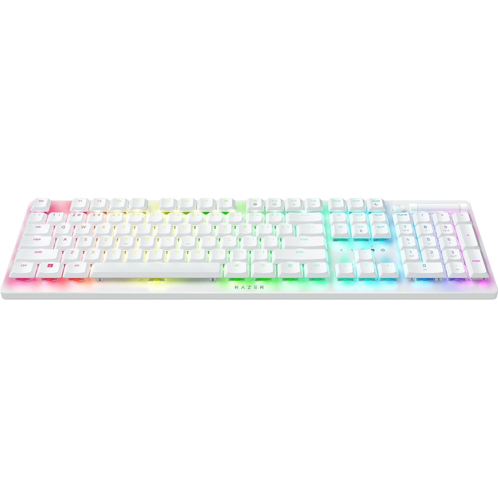 image:imageRazer DeathStalker V2 Pro TKL Wireless Gaming Keyboard Low Profile Optical Switches Linear Red  HyperSpeed Wireless amp Bluetooth  Chroma RGB  Up to 200 Hr Battery  Snap Tap  WhiteWhite