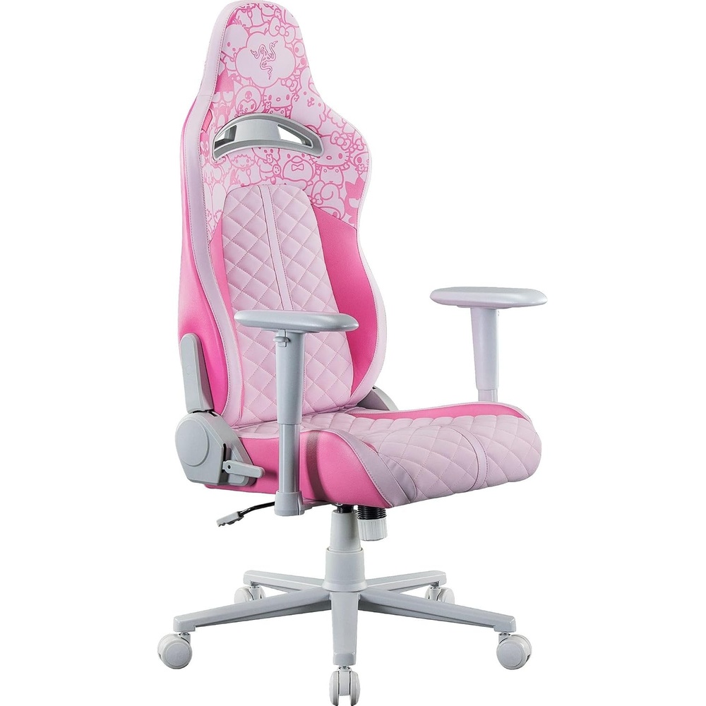 image:imageRazer Enki X Essential Gaming Chair AllDay Comfort  Builtin Lumbar Arch  Optimized Cushion Density  DualTextured Synthetic Leather  Adjustable 152degree Recline  Hello Kitty amp Friends