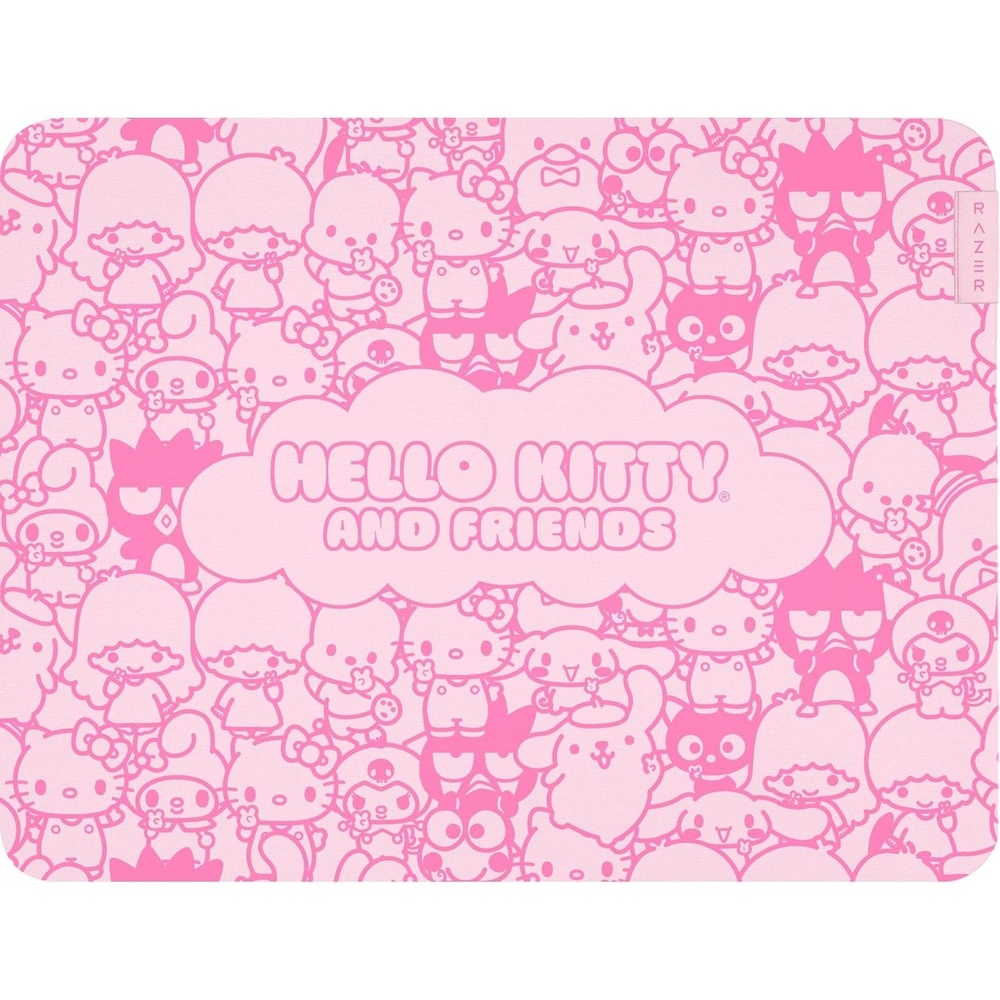 image:imageRazer Gigantus V2 Cloth Gaming Mouse Pad Medium Minecraft Edition  Textured MicroWeave Cloth Surface Thick HighDensity Rubber Foam Non Slip BaseHello Kitty  Friends Edition