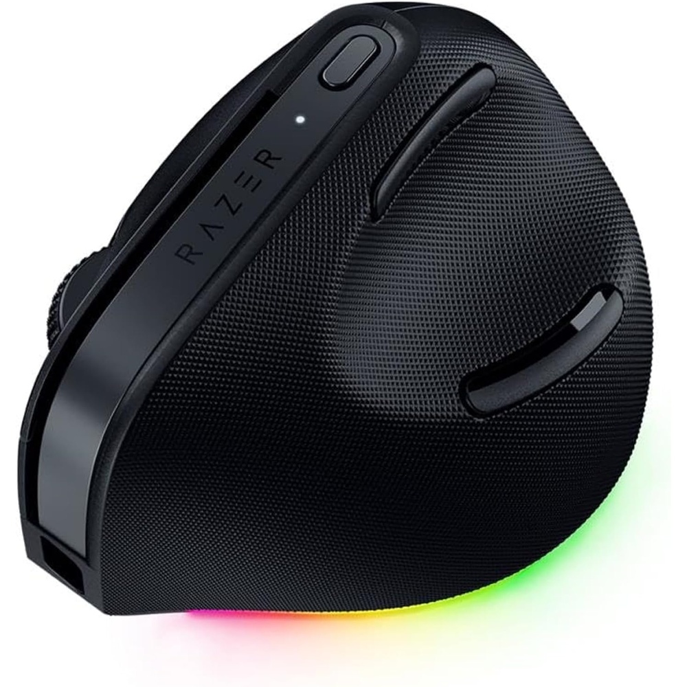 image:imageRazer Pro Click V2 Vertical Wireless Mouse 6 Button Ergonomic Design  One Click AI Prompt Supports Windows amp Mac Multi Device Connectivity via 24GHz Bluetooth or USB C Wired Mode Chroma RGBPro Click V2 Vertical