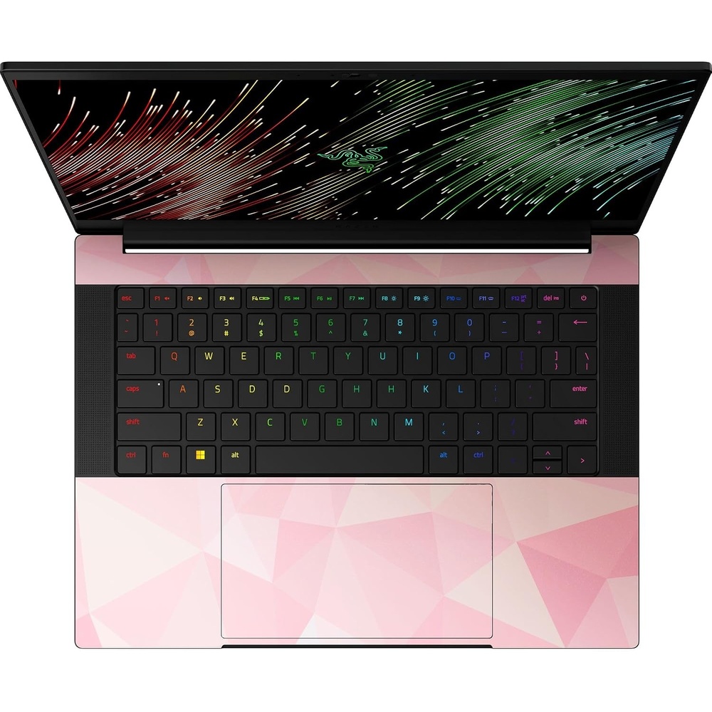 image:imageRazer Skin Vinyl Laptop Full Wrap Razer Blade 14 2023  Premium 3M Cast Vinyl  Scratch Protection  Unique Designs amp Finishes  Easy Application  Black CamoGeometric Quartz