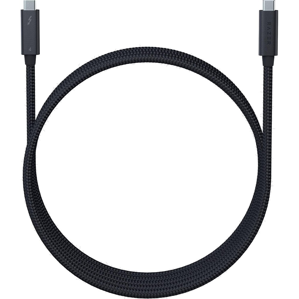 image:imageRazer Thunderbolt 4 Cable 08m  25ft USBC to USBC White  Intel Certified Up to 40 Gbs Per Second Up to 8K Resolutions Up to 100W PD Compatible with Windows PC Mac TB3 USB 4Black