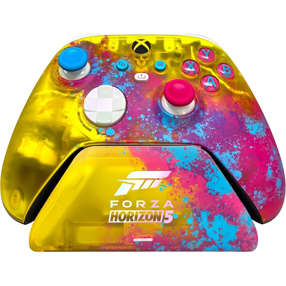 image:imageRazer Universal Quick Charging Stand for Xbox Series XS Magnetic Secure Charging  Matches Forza Horizon 5 Limited Edition Xbox Wireless Controller  USB Powered  Controller Sold SeparatelyForza Horizon 5