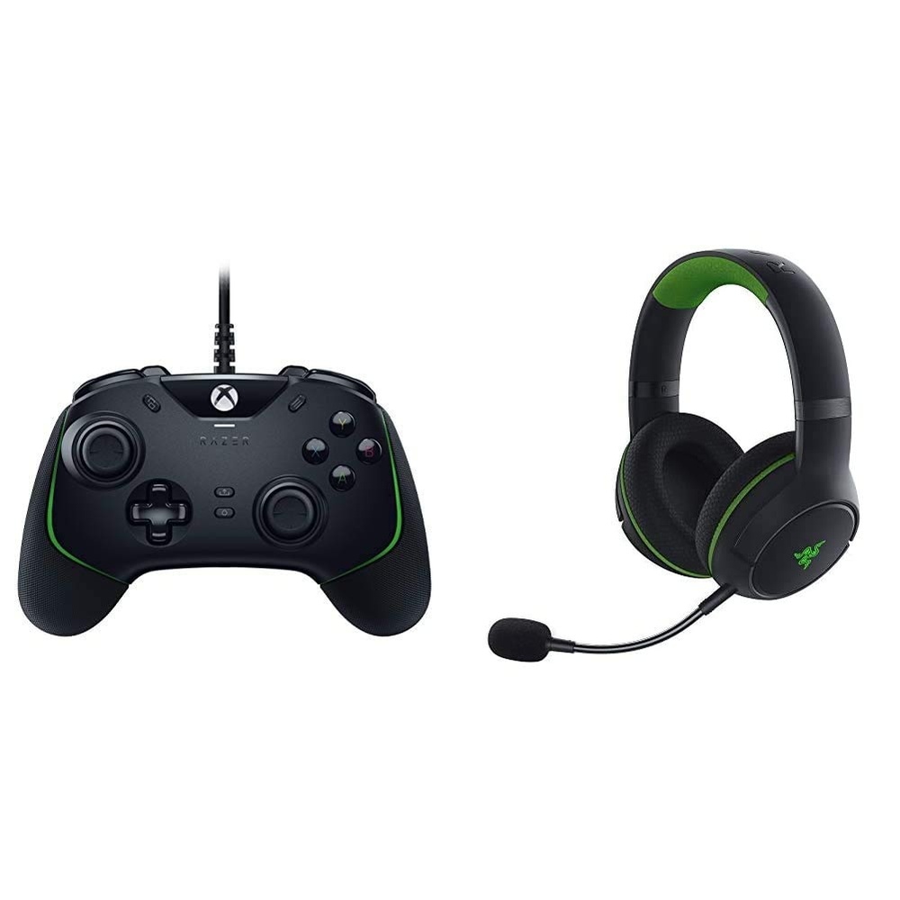 image:imageRazer Wolverine V2 Wired Gaming Controller for Xbox Series XS Xbox One PC Remappable FrontFacing Buttons  MechaTactile Action Buttons and DPad  Trigger StopSwitches  WhiteBlack