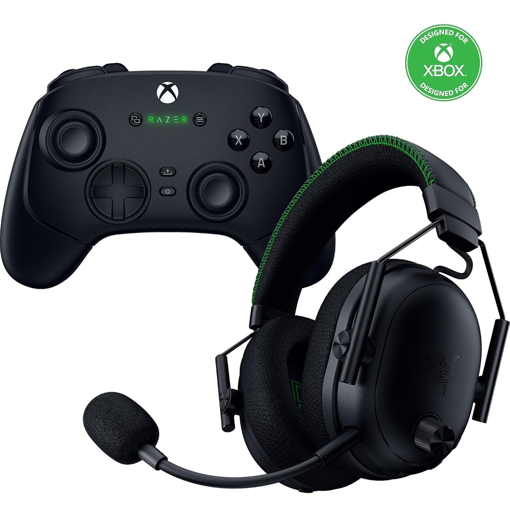 image:imageRazer Xbox Bundle Wolverine V3 Pro Wireless Gaming Controller  BlackShark V3 Pro Wireless ANC Gaming Headset Officially Licensed for Xbox Series XS Xbox One  Black