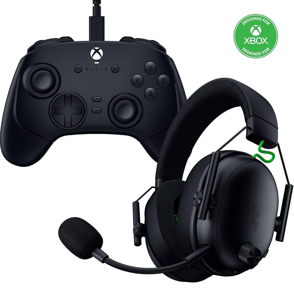 image:imageRazer Xbox Bundle Wolverine V3 Tournament Edition Wired Gaming Controller  BlackShark V3 Wireless Gaming Headset Officially Licensed for Xbox Series XS Xbox One  Black