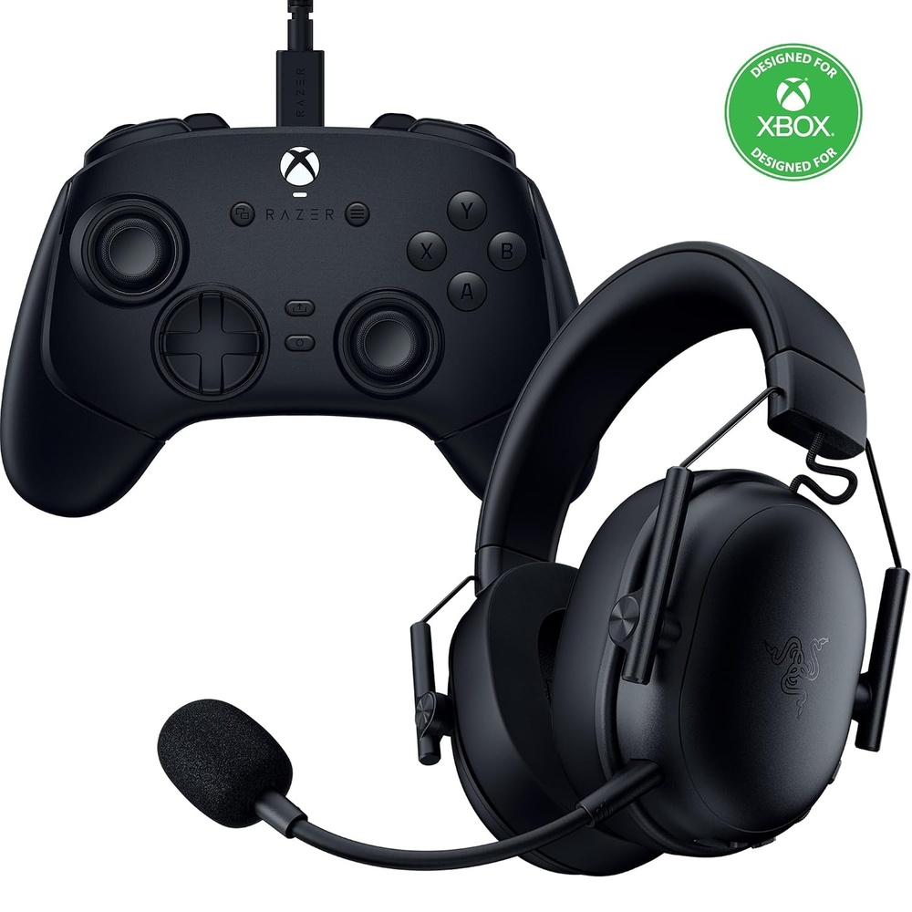 image:imageRazer Xbox Bundle Wolverine V3 Tournament Edition Wired Gaming Controller  BlackShark V3 X Hyperspeed Wireless Gaming Headset Officially Licensed for Xbox Series XS Xbox One  Black