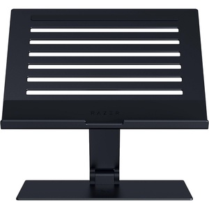 Razer Adjustable Laptop Stand, Supports Phones/Tablets up to 18″, Mercury | Laptops, Macbooks, Adjust Height and Tilt, Durable Aluminum Construction, Vented Design(Black)
