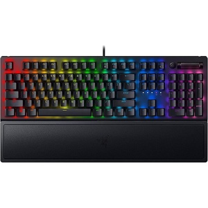 Razer BlackWidow V3 Mechanical Gaming Keyboard, Green Mechanical, Quartz | Tactile & Clicky, Chroma RGB Lighting, Compact Form Factor, Programmable Macro Functionality(Classic Black)