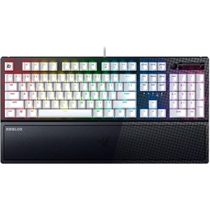 Razer BlackWidow V3 Mechanical Gaming Keyboard, Green Mechanical, Quartz | Tactile & Clicky, Chroma RGB Lighting, Compact Form Factor, Programmable Macro Functionality(Roblox Edition)