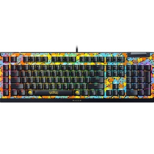 Razer BlackWidow V4 X Mechanical Gaming Keyboard, Fortnite Edition | Yellow Switches Linear & Silent, 6 Macro Keys, Chroma RGB, Doubleshot ABS Keycaps, Sound Dampening & Stabilizers(Pokémon Edition)