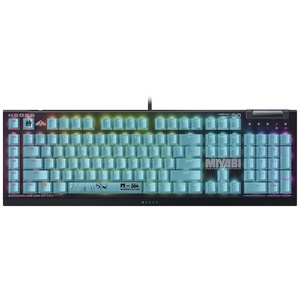 Razer BlackWidow V4 X Mechanical Gaming Keyboard, Fortnite Edition | Yellow Switches Linear & Silent, 6 Macro Keys, Chroma RGB, Doubleshot ABS Keycaps, Sound Dampening & Stabilizers(Zenless Zone Zero Edition)