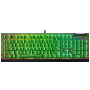 Razer BlackWidow V4 X Mechanical Gaming Keyboard, Fortnite Edition | Yellow Switches Linear & Silent, 6 Macro Keys, Chroma RGB, Doubleshot ABS Keycaps, Sound Dampening & Stabilizers(Minecraft Edition)