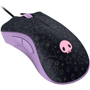 Razer DeathAdder Essential Ergonomic Wired Gaming Mouse, Kuromi Edition | 6400 DPI Optical Sensor, 5 Programmable Buttons, Mechanical Switches, Rubber Side Grips(Kuromi Edition)