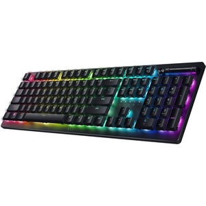 Razer DeathStalker V2 Pro TKL Wireless Gaming Keyboard: Low Profile Optical Switches Linear Red – HyperSpeed Wireless & Bluetooth – Chroma RGB – Up to 200 Hr Battery – Snap Tap – White(Classic Black)