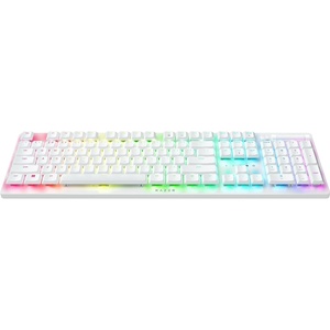 Razer DeathStalker V2 Pro TKL Wireless Gaming Keyboard: Low Profile Optical Switches Linear Red – HyperSpeed Wireless & Bluetooth – Chroma RGB – Up to 200 Hr Battery – Snap Tap – White(White)