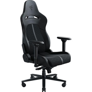 Razer Enki Gaming Chair, Built-in Lumbar Arch, All-Day Comfort, Pink | Optimized Cushion Density, Dual-Textured, Eco-Friendly Synthetic Leather, Adjustable 152-degree Recline(Black)