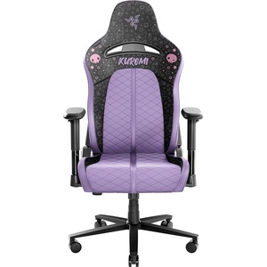 Razer Enki X Essential Gaming Chair, All-Day Comfort, Black | Built-in Lumbar Arch, Optimized Cushion Density, Dual-Textured, Eco-Friendly Synthetic Leather, Adjustable 152-degree Recline(Kuromi)