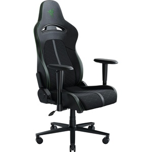 Razer Enki X Essential Gaming Chair, All-Day Comfort, Black | Built-in Lumbar Arch, Optimized Cushion Density, Dual-Textured, Eco-Friendly Synthetic Leather, Adjustable 152-degree Recline(Black)