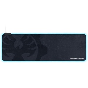 Razer Goliathus Extended Chroma Gaming Mouse Pad: Customizable Chroma RGB Lighting, Soft, Cloth Material, Balanced Control & Speed, Non-Slip Rubber Base, Gears of WAR 5 Edition(Gray/Black)