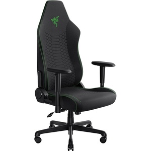 Razer Iskur V2 X Ergonomic Gaming Chair, Black | Built-In Lumbar Support, Wide Seat, High Density Foam Cushions, Adjustable 152 Degree Recline, 2D Armrests, Plush Fabric(Black)