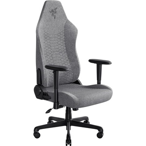 Razer Iskur V2 X Ergonomic Gaming Chair, Black | Built-In Lumbar Support, Wide Seat, High Density Foam Cushions, Adjustable 152 Degree Recline, 2D Armrests, Plush Fabric(Dark Grey)