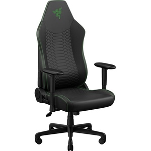 Razer Iskur V2 X NewGen Ergonomic Gaming Chair, Black/Green | Gen-2 EPU Leather with CoolTouch, Lumbar Support, Ultra-Wide Base, Foam Cushions, Adjustable 152 Degree Recline, 2D Armrests(Black/Green)