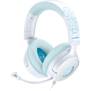 Razer Kraken V4 X Wired Gaming Headset, 40 mm Drivers, Cinnamoroll Edition | Cardioid Mic, Memory Foam Cushions, Chroma RGB Lighting, Type C & Type A Cable, For PC, Mac, PS5, Nintendo Switch 2