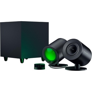 Razer Nommo V2 Pro Gaming Speakers & Wireless Subwoofer, THX Spatial Audio | 3″ Full-Range 2.1 Drivers, Rear Projection Chroma RGB, Compatible with USB/Bluetooth, for PC PS4 PS5 Switch