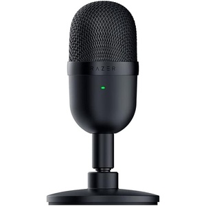 Razer Seiren Mini – USB Condenser Microphone for Streaming (Compact with Supercardioid Polar Pattern, Tiltable Stand, Integrated Shock Absorber) Quartz Pink(Black)
