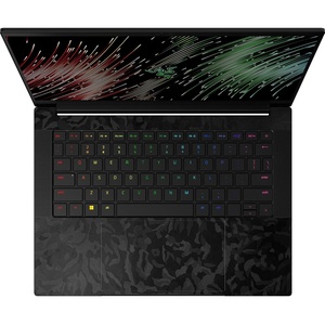 Razer Skin Vinyl Laptop Full Wrap: Razer Blade 14 (2023) – Premium 3M Cast Vinyl – Scratch Protection – Unique Designs & Finishes – Easy Application – Black Camo(Black Camo)