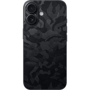 Razer Skin: iPhone 16 – Full Wrap – Premium 3M Cast Vinyl – Scratch Resistant – Unique Designs & Finishes – Easy Application – Carbon Fiber(Black Camo)