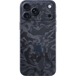 Razer Skin: iPhone 17 Pro Max – Full Wrap – Premium 3M Cast Vinyl – Scratch Resistant – Unique Designs & Finishes – Easy Application – Pearlescent Steel(Black Camo)