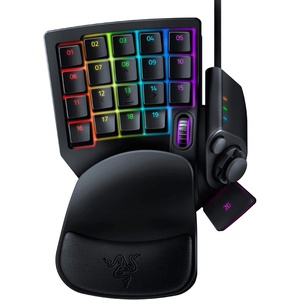 Razer Tartarus Pro Gaming Keypad: Analog-Optical Key Switches – Rapid Trigger – Adjustable Actuation – 32 Programmable Keys – Customizable Macros – Chroma RGB Lighting – Mercury White | Rapid Trigger, Adjustable Actuation, 32 Programmable Keys, Customizable Macros, Chroma RGB Lighting(Classic Black)