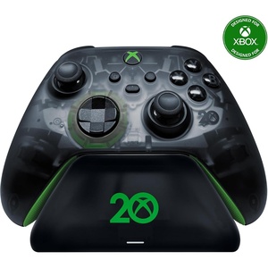 Razer Universal Quick Charging Stand for Xbox Series X|S: Magnetic Secure Charging – Matches Forza Horizon 5 Limited Edition Xbox Wireless Controller – USB Powered – (Controller Sold Separately)(Xbox 20th Anniversary)