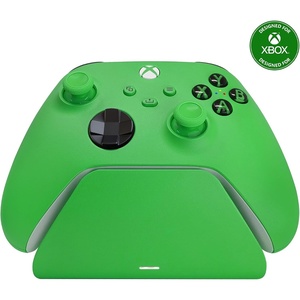 Razer Universal Quick Charging Stand for Xbox Series X|S: Magnetic Secure Charging – Matches Forza Horizon 5 Limited Edition Xbox Wireless Controller – USB Powered – (Controller Sold Separately)(Velocity Green)