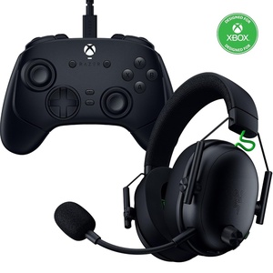 Razer Xbox Bundle: Wolverine V3 Tournament Edition Wired Gaming Controller + BlackShark V3 Wireless Gaming Headset: Officially Licensed for Xbox Series X|S, Xbox One – Black